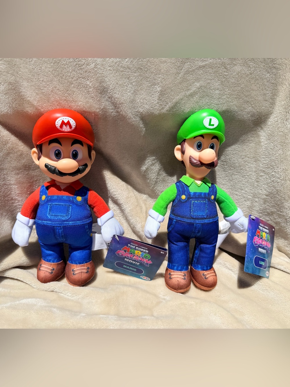 Nintendo Super Mario Galaxy Plush Toy - Mario and Luigi